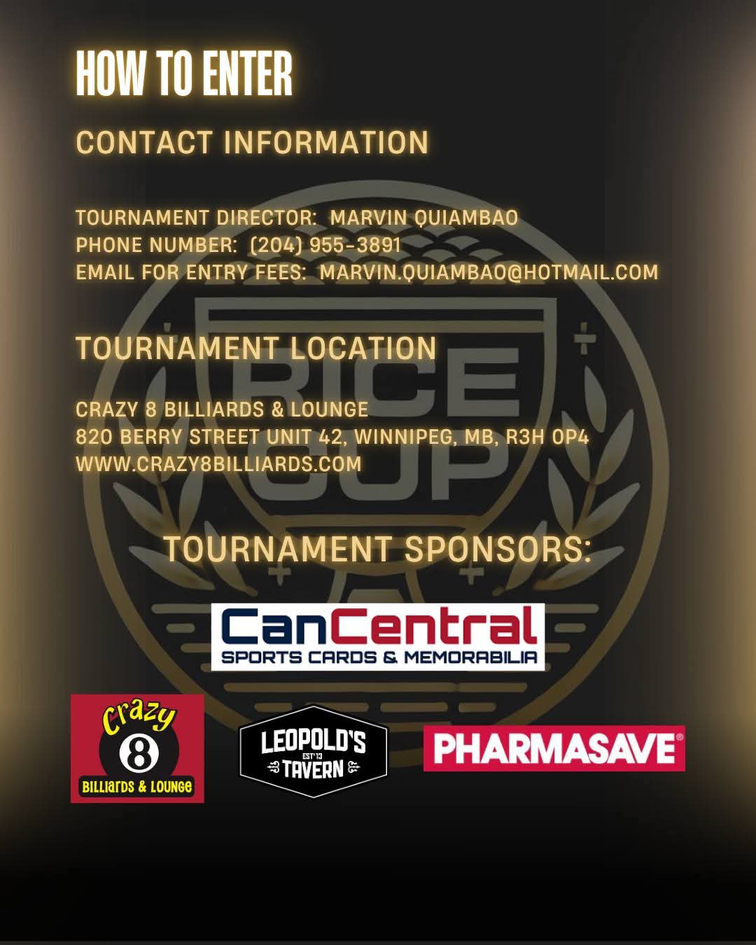 Rice Cup Championships 2025 Poster